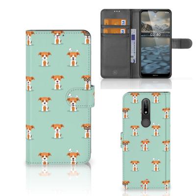 Nokia 2.4 | Telefoonhoesje | Met pasjeshouder | Pups Nokia 2.4 | Telefoonhoesje | Met pasjeshouder | Pups