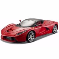 Modelauto Ferrari Laferrari - rood - 1:24 - 19 cm - schaalmodel - speelgoedauto