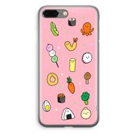 Happy bento friends: iPhone 8 Plus Transparant Hoesje
