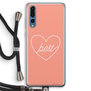 Best heart: Huawei P20 Pro Transparant Hoesje met koord