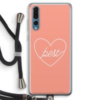 Best heart: Huawei P20 Pro Transparant Hoesje met koord