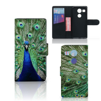 LG Nexus 5X Telefoonhoesje met Pasjes Pauw - thumbnail