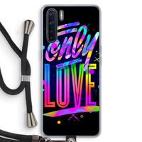 Only Love: Oppo A91 Transparant Hoesje met koord