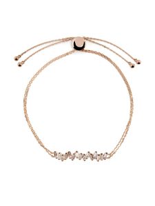 Suzanne Kalan bracelet Willow en or rose 18ct pavé de diamants