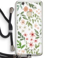 Botanical sweet flower heaven: Huawei Ascend P10 Lite Transparant Hoesje met koord