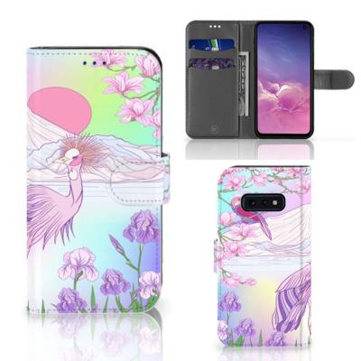Samsung Galaxy S10e | Telefoonhoesje | Met pasjeshouder | Bird