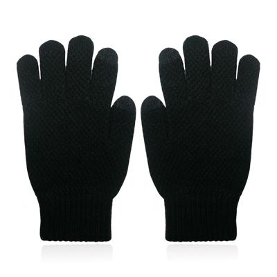 LGT JWLS Gebreide Heren Handschoenen - Warm Winter Zwart