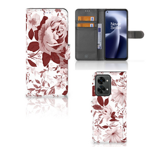 Hoesje OnePlus Nord 2T Watercolor Flowers