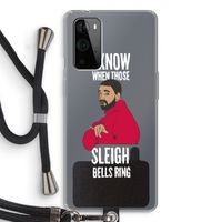 Sleigh Bells Ring: OnePlus 9 Pro Transparant Hoesje met koord