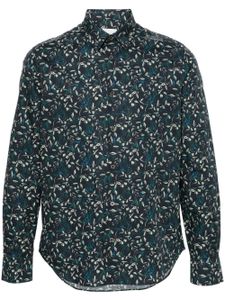 Paul Smith chemise en coton biologique à fleurs - Bleu