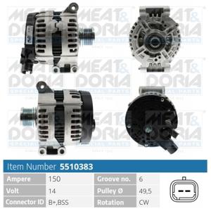 Meat Doria Alternator/Dynamo 5510383