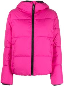 Rossignol veste Puffy à capuche - Rose