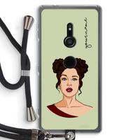 Pop-Art Creator: Sony Xperia XZ2 Transparant Hoesje met koord