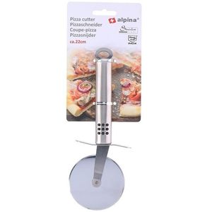 Pizzames/pizzaroller RVS 22 cm   -