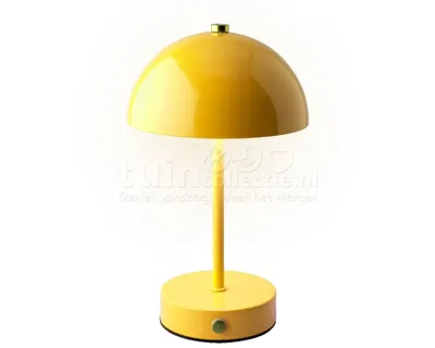 Tafellamp LED Oplaadbaar 25cm Geel