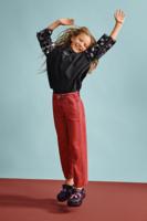 Gewassen effect jeans - RED - 11/12