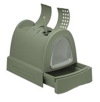 IMAC KATTENBAK ZUMA MET SCHUIFLADE GROEN 56X40X42,5 CM IMAC KATTENBAK ZUMA MET SCHUIFLADE GROEN 56X40X42,5 CM