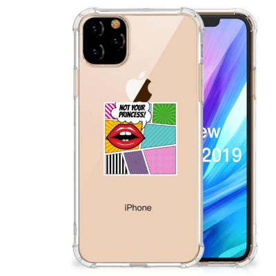 Apple iPhone 11 Pro Max Anti Shock Bumper Case Popart Princess Apple iPhone 11 Pro Max Anti Shock Bumper Case Popart Princess