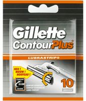 Gillette Contour Plus Scheermesjes 10 stuks - thumbnail