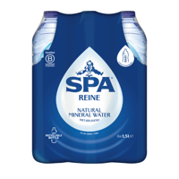 Spa reine blauw pet (6x 1.5 liter)