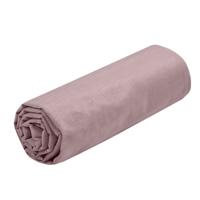 Hoeslaken Eden - twijfelaar - 140 x 190/200 cm - oudroze - hotelkwaliteit - katoen - 30 cm dikte