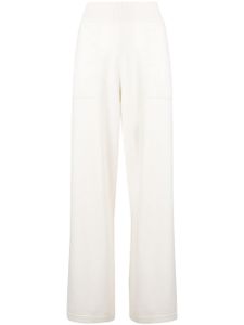 Barrie pantalon à ceinture élastiquée - Blanc