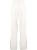 Barrie pantalon à ceinture élastiquée - Blanc