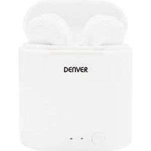 Denver TWE-36MK3 hoofdtelefoon/headset Draadloos In-ear Oproepen/muziek Bluetooth Wit