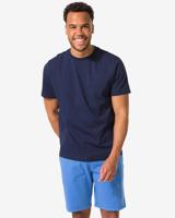HEMA Heren T-shirt Regular Donkerblauw (donkerblauw)