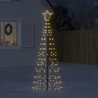 VidaXL Led-kerstboom met spikes 220 led&apos;s warm wit 180 cm