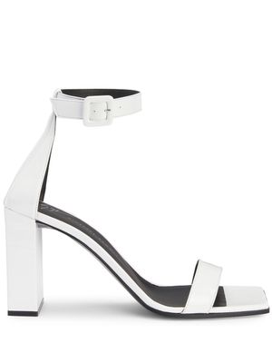 Giuseppe Zanotti sandales Shangay 85 mm à talon - Blanc