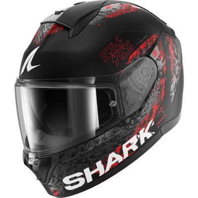 SHARK Ridill 2 Speed-Vib, Integraalhelm, Mat Zwart-Antraciet-Rood KAR