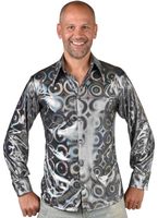 Blouse Hologram Circkel Zilver Heren - thumbnail