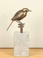 Merel uit brons, 14 cm Merel uit brons, 14 cm