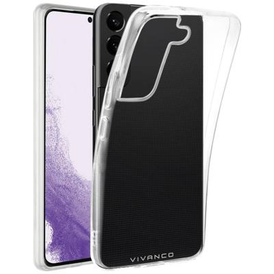 Vivanco Super Slim Backcover Samsung Galaxy S23 Transparant Inductieve lading