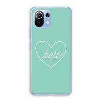 Best heart pastel: Xiaomi Mi 11 Lite Transparant Hoesje