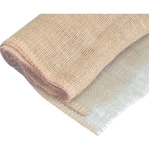 Jute doek/stof grof naturel 5 x 1 meter