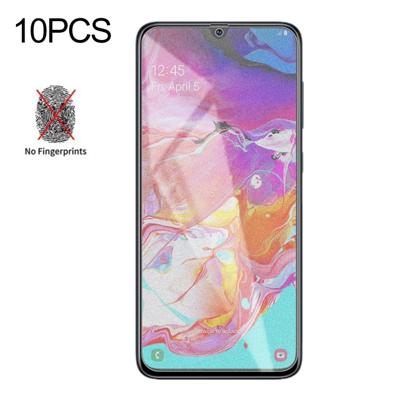 10 stuks niet-volledige matte Frosted gehard glas film voor Galaxy A70