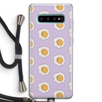 Bacon to my eggs #1: Samsung Galaxy S10 Plus Transparant Hoesje met koord