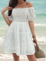 Cotton Casual Dress With No - thumbnail