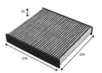 Interieurfilter CLIMFILTER PROTECT VALEO, u.a. für Dacia, Renault