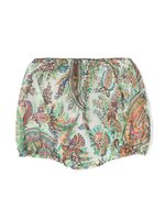 ETRO KIDS short bloomer en coton à fleurs - Tons neutres - thumbnail