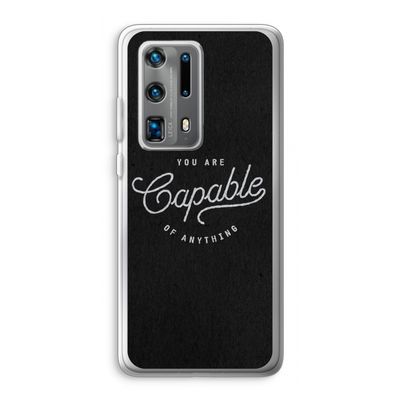 Capable: Huawei P40 Pro Plus Transparant Hoesje