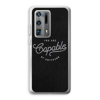 Capable: Huawei P40 Pro Plus Transparant Hoesje