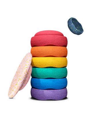 Stapelstein Rainbow Set Water Lily