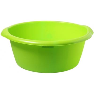 Hega Hogar afwasteil rond - groen - kunststof - 25 liter - 53x23 cm - camping/huishoud teil
