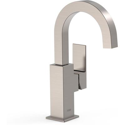 Wastafelkraan Tres Cuadro | Opbouw | Draaibare uitloop | Mengkraan | Standaard model | 1-hendel | Vierkant | RVS look
