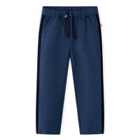 VidaXL Kinderbroek met zwarte bies 116 marineblauw