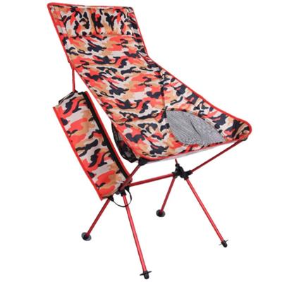 Outdoor draagbare camouflage vouwen Camping stoel licht vissen strandstoel luchtvaart aluminiumlegering rugleuning fauteuil