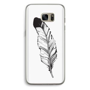 Pluim: Samsung Galaxy S7 Edge Transparant Hoesje